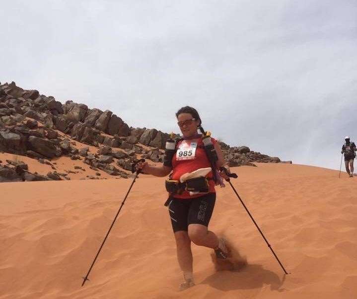 Competing in the Sahara Race 2017. (8471950)