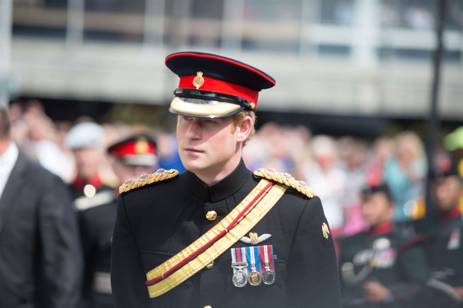 Prince Harry at the official unveiling. Photo credit: Manu Palomeque/LNP