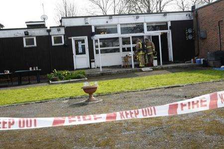 Fire Brigade called to a chemical leak at Warren Wood Social Club.