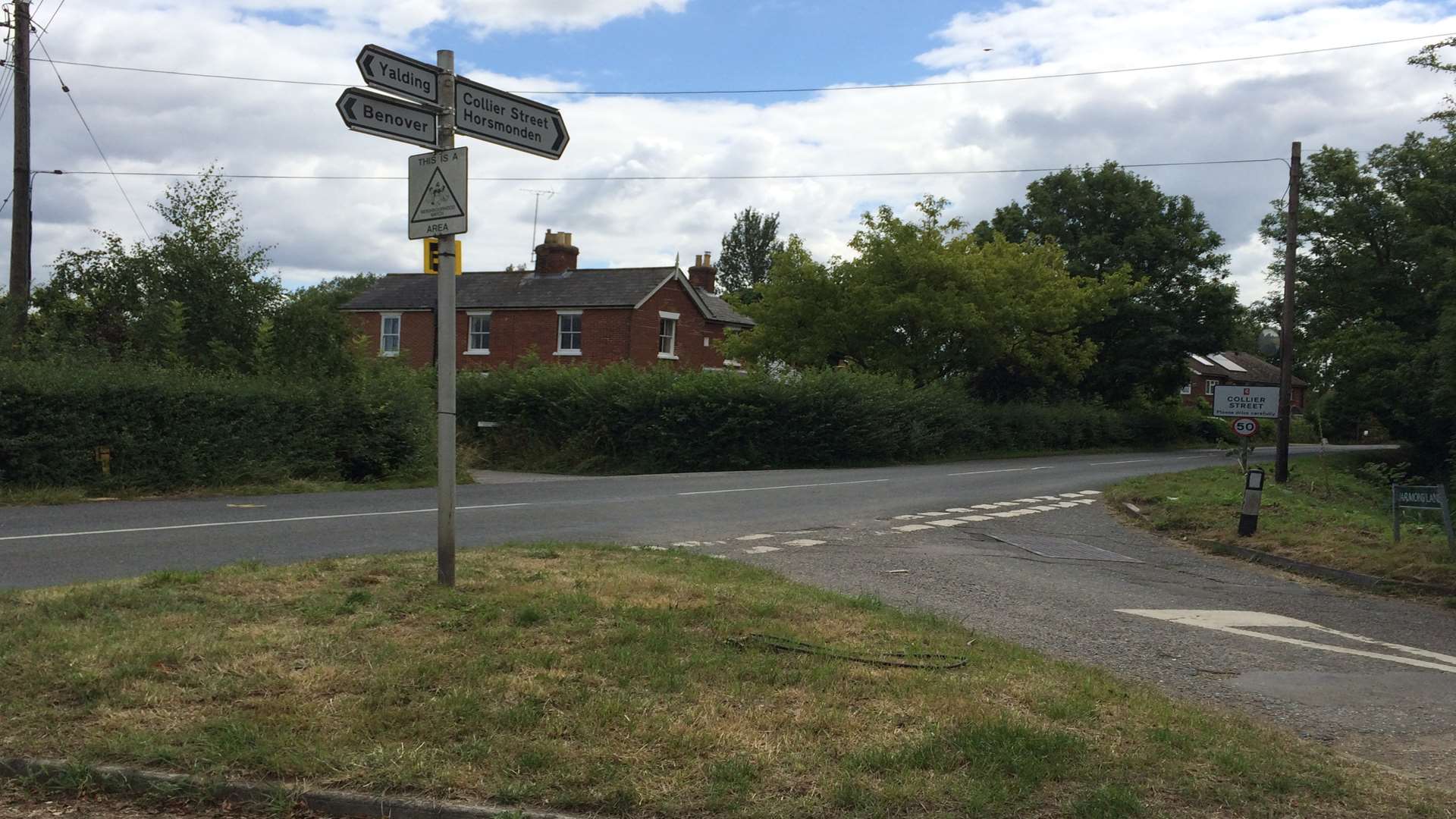 The body of Matthew Eyre was found on a traffic island