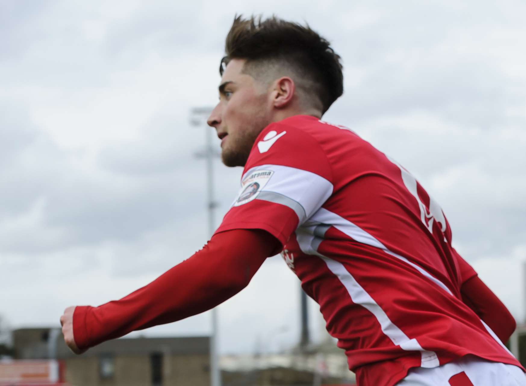 Sean Shields scored Ebbsfleet's equaliser in the 3-1 win against Chelmsford Picture: Andy Payton