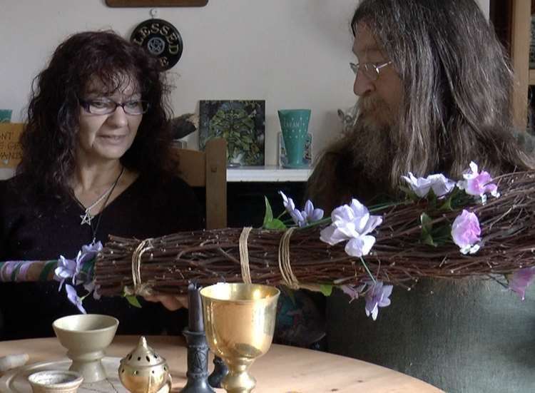 Mandy and Ian Bullock, from Broadstairs, have been Wiccans for most of their lives