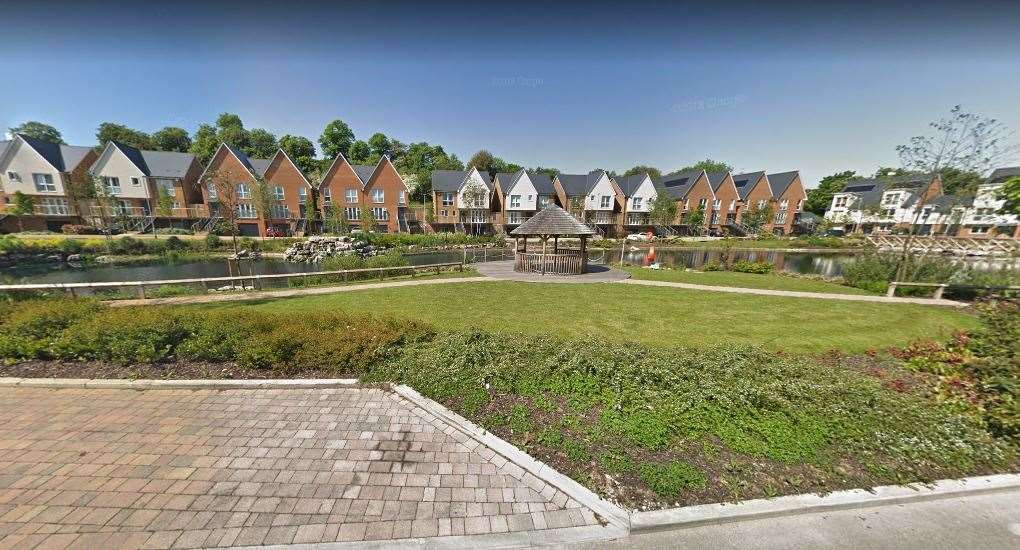 Police have been called 56 times to the area around Castleridge Drive and Havelock Drive in Greenhithe during June. Picture: Google