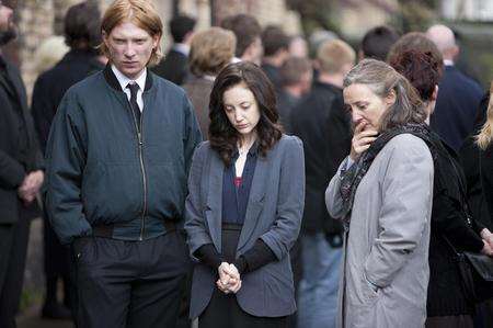 Connor (Domhnall Gleeson), Colette McVeigh (Andrea Riseborough) and Ma (Brid Brennan) in Shadow Dancer. Picture: PA Photo/Paramount Pictures UK