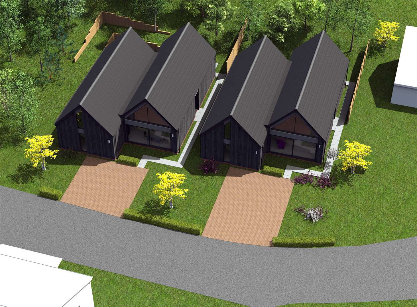 Two chalet bungalows are also on offer at Lydden. Picture: Stonehall development