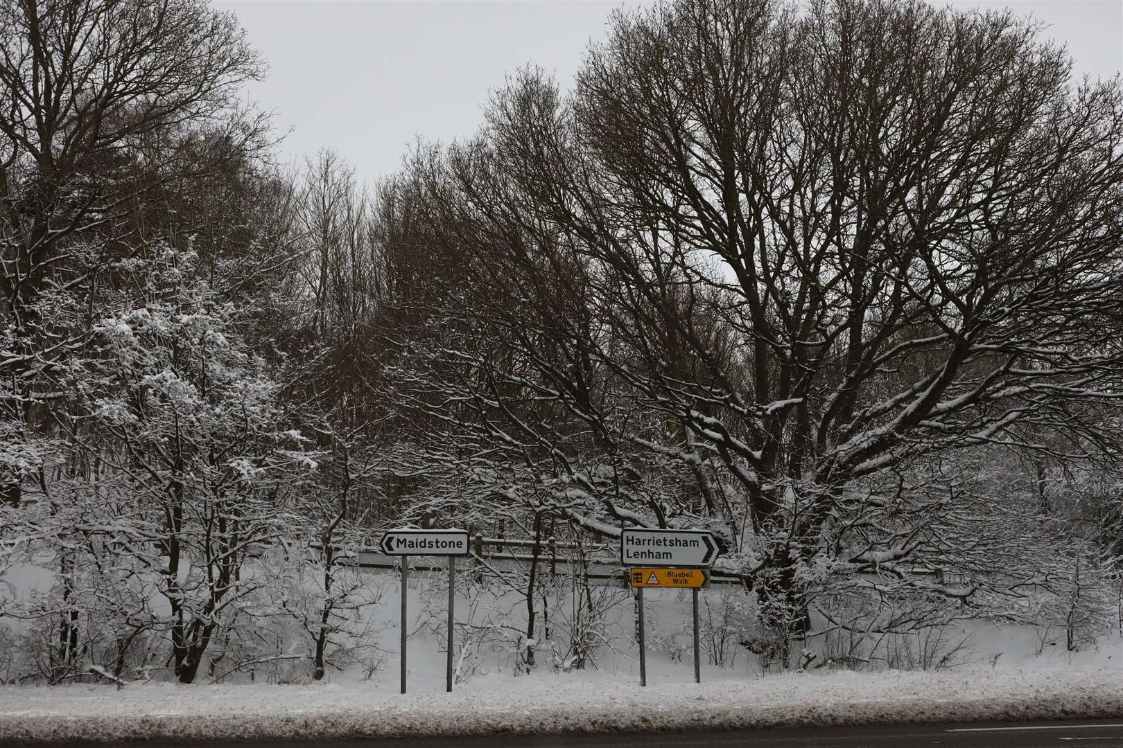 Snow in Maidstone. Picture: UKNiP
