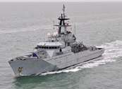 HMS Severn was involved in the interception
