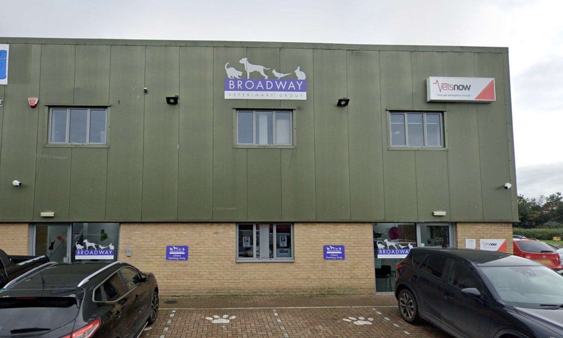 The Broadway Veterinary Group's also has a site in Herne Bay Business Park. Pic: Google