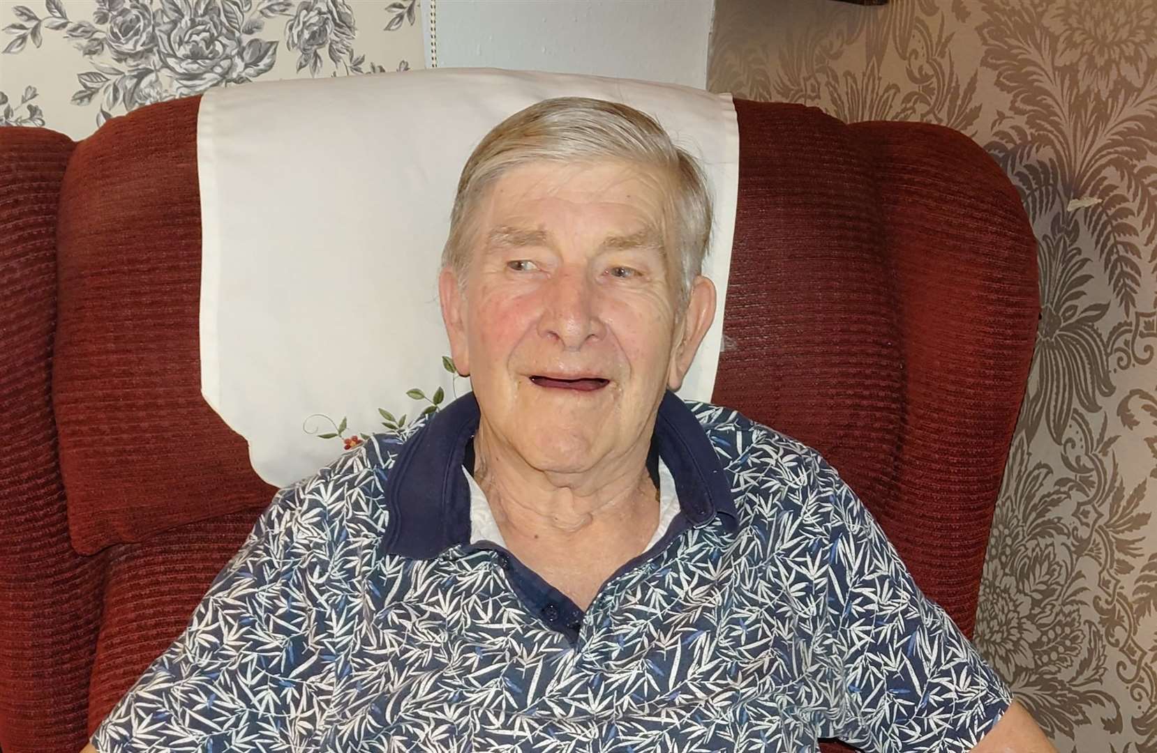 Brian Hooker, 86, fell after leaving the A&E department at Medway Maritime Hospital in Gillingham. Picture: Lawrence Hooker