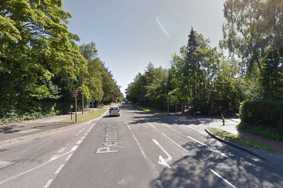 The crash happened in Pembury Road near the junction with Kingswood Road. Credit: Google Maps