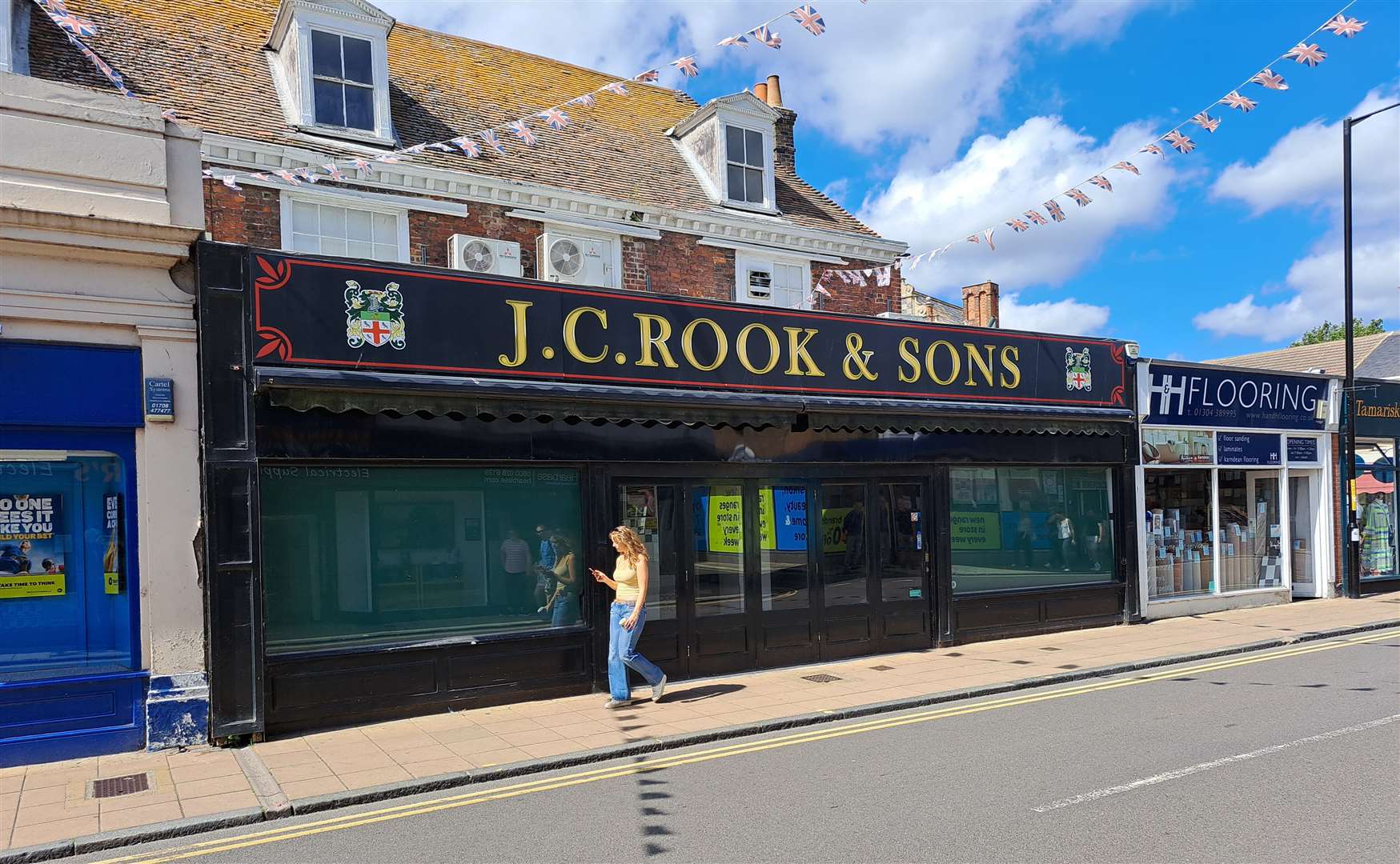 The former JC Rook & Sons butchers in Deal is empty