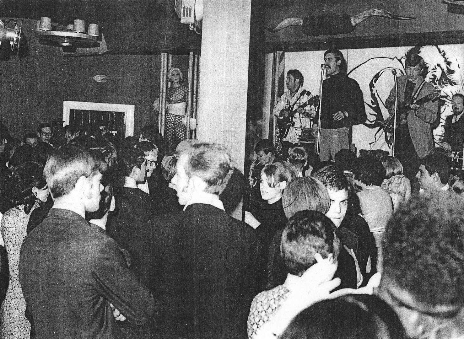 Opening night at The G-Ranch in Rose Yard, Maidstone, in 1967. It was the town's first club intended specifically for teenagers and was labelled Maidstone’s home of ska and reggae