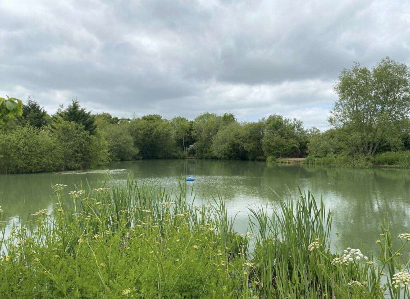 One of the two specimen lakes at Greenacres Farm Fishery. Picture: Savills