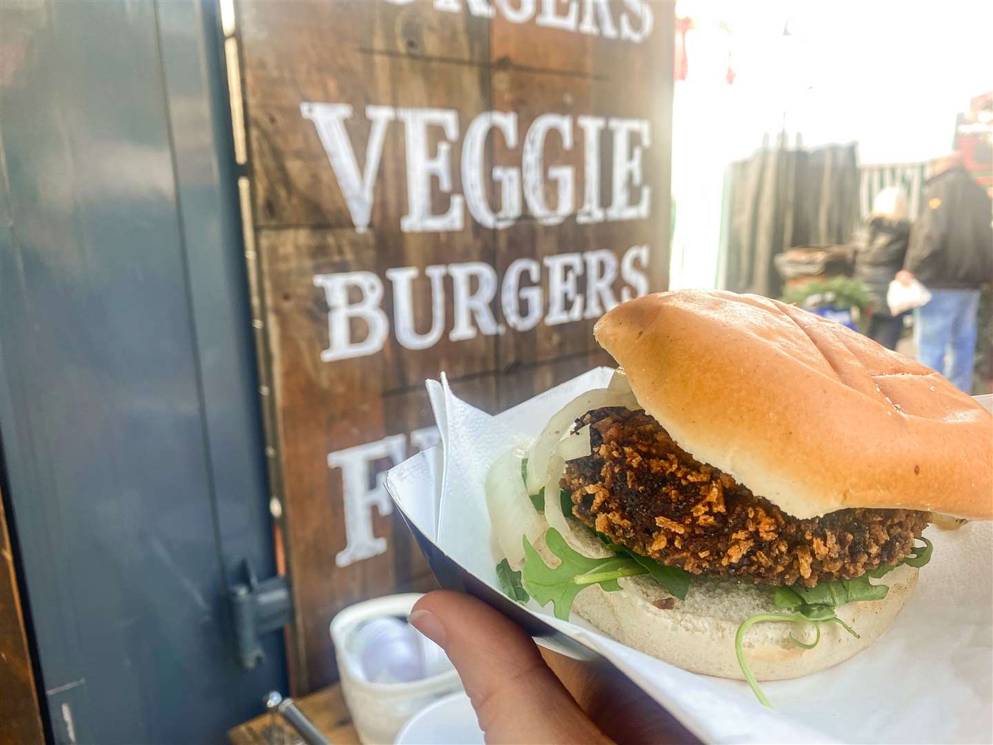 The Mean Burger veggie option was made of flavoursome beetroot, peppers and quinoa