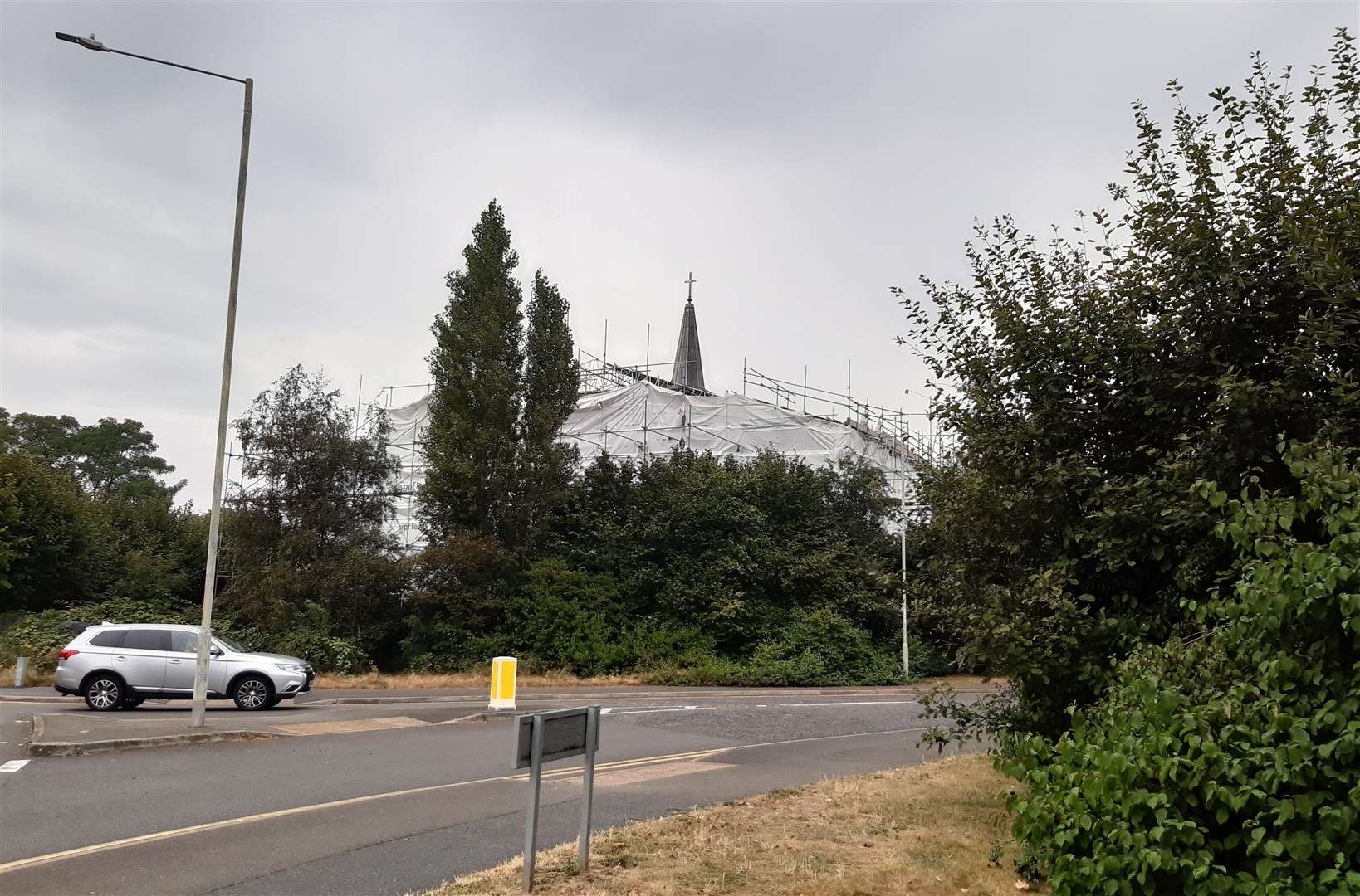 St Teresa's in Maidstone Road, Ashford, is having its roof replaced
