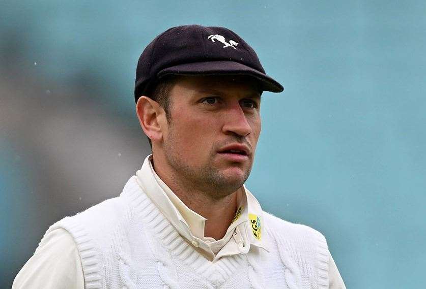 Wicketkeeper-batsman Harry Finch - was 48 not out in Kent’s second innings as they batted out the final draw for a draw against Worcestershire on Monday. Picture: Keith Gillard
