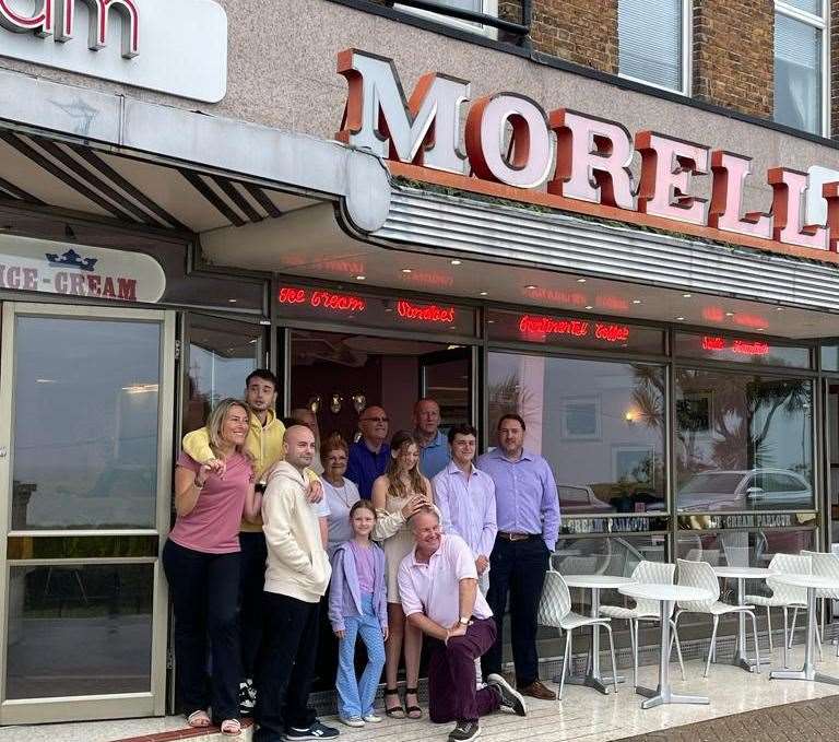 The Morelli family. Picture: Bibi Morelli