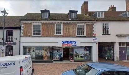 Part of the Sports Direct store building in Sittingbourne High Street is set to be demolished to make way for eight new apartments (62923702)