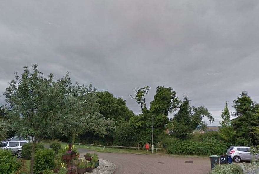The attempted robbery happened in Sand End, Whitstable. Pic: Google Street View