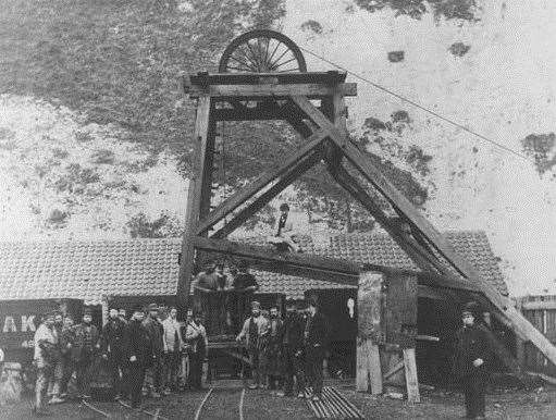Workings for the first Channel Tunnel project in the 1880s at what is now Samphire Hoe