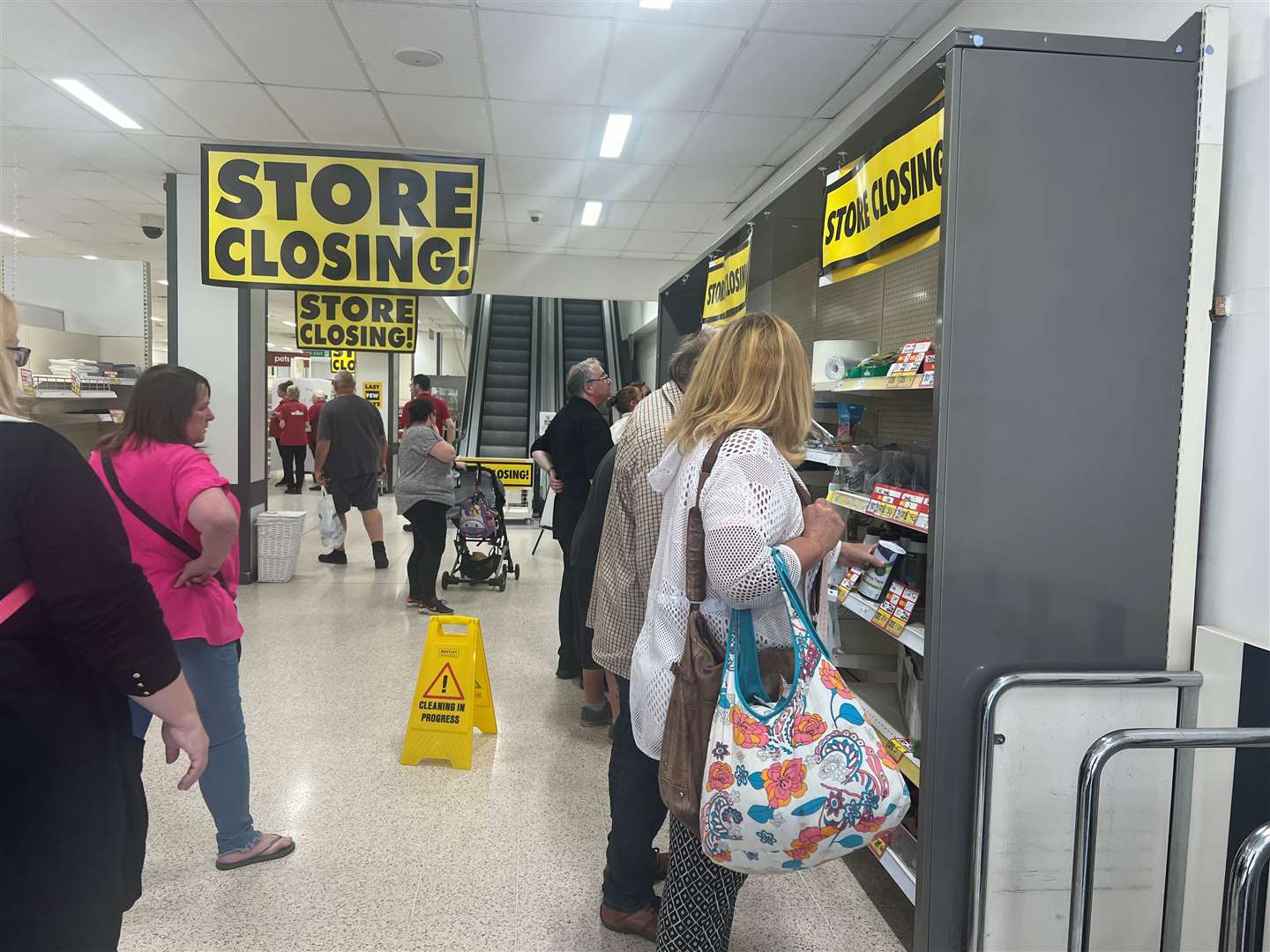 Shoppers at Wilko Sittingbourne. Picture: Megan Carr