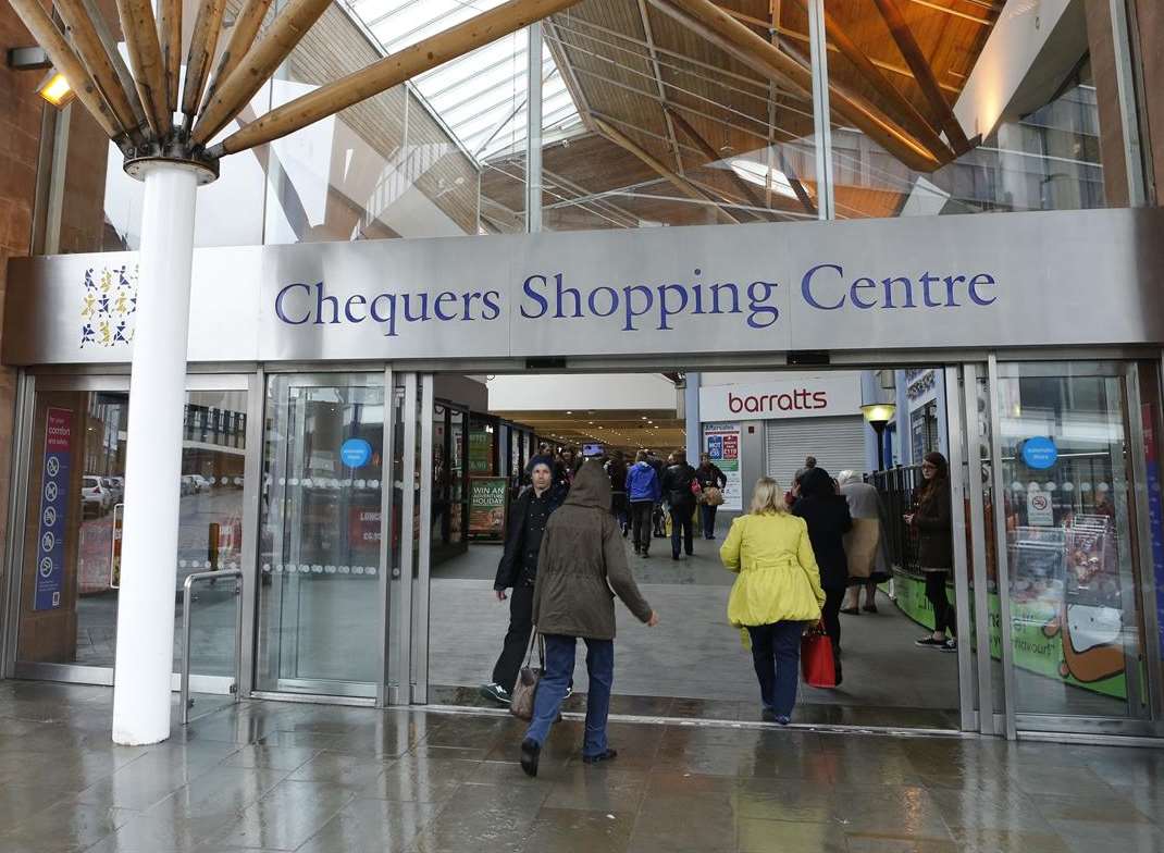 The Mall Chequers shopping centre in Maidstone