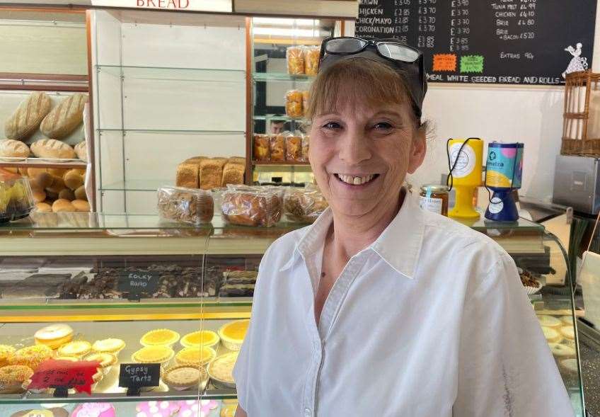 Manager of Barrow's shop, Alison Stevens