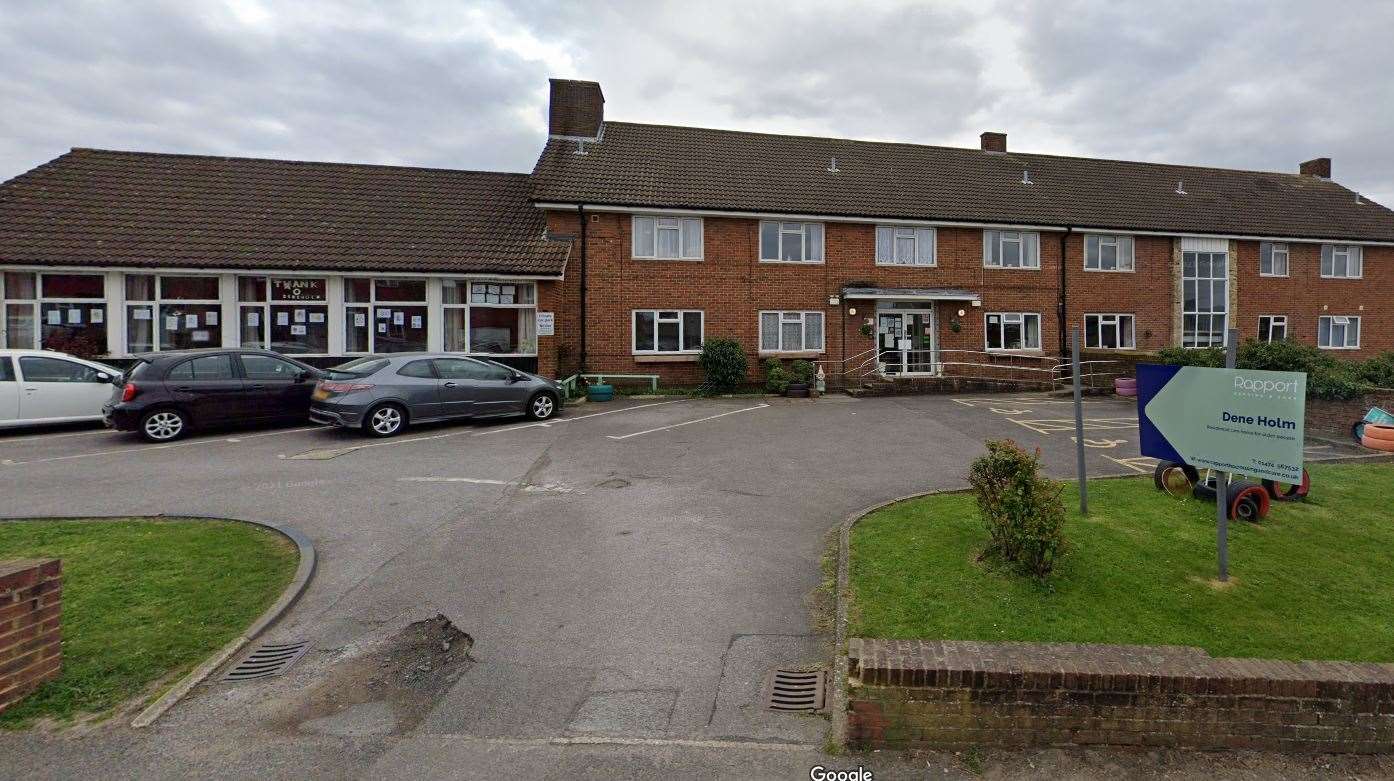 Dene Holm care home in Northfleet has been rated inadequate by the CQC. Picture: Google Maps