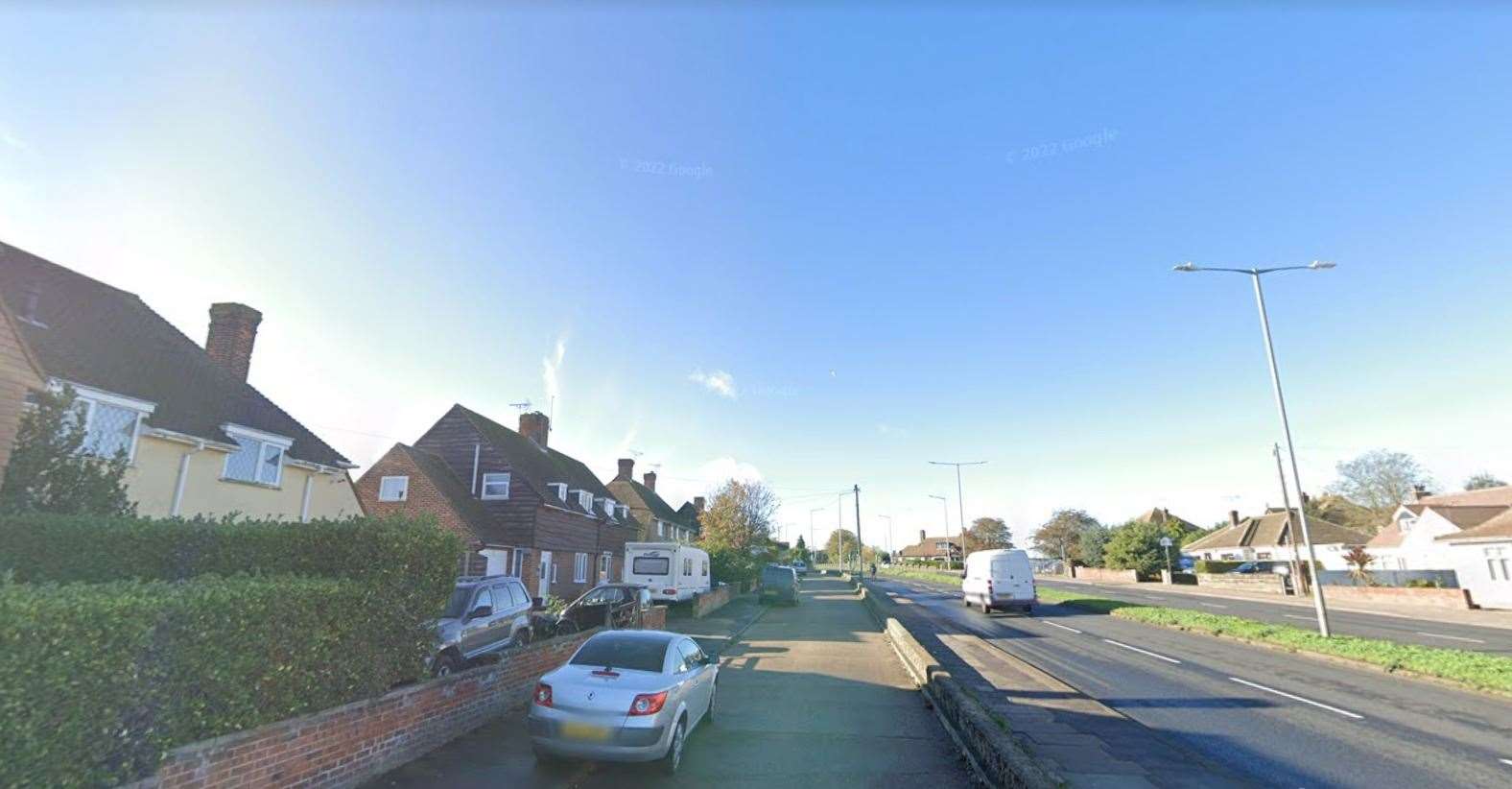 A28 Canterbury Road, where the vandalism occured. Picture: Google