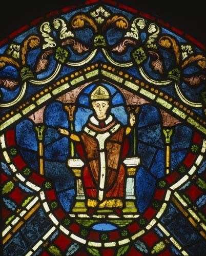 Thomas Becket is memorialised in a stained glass window at Canterbury Cathedral. Stock picture