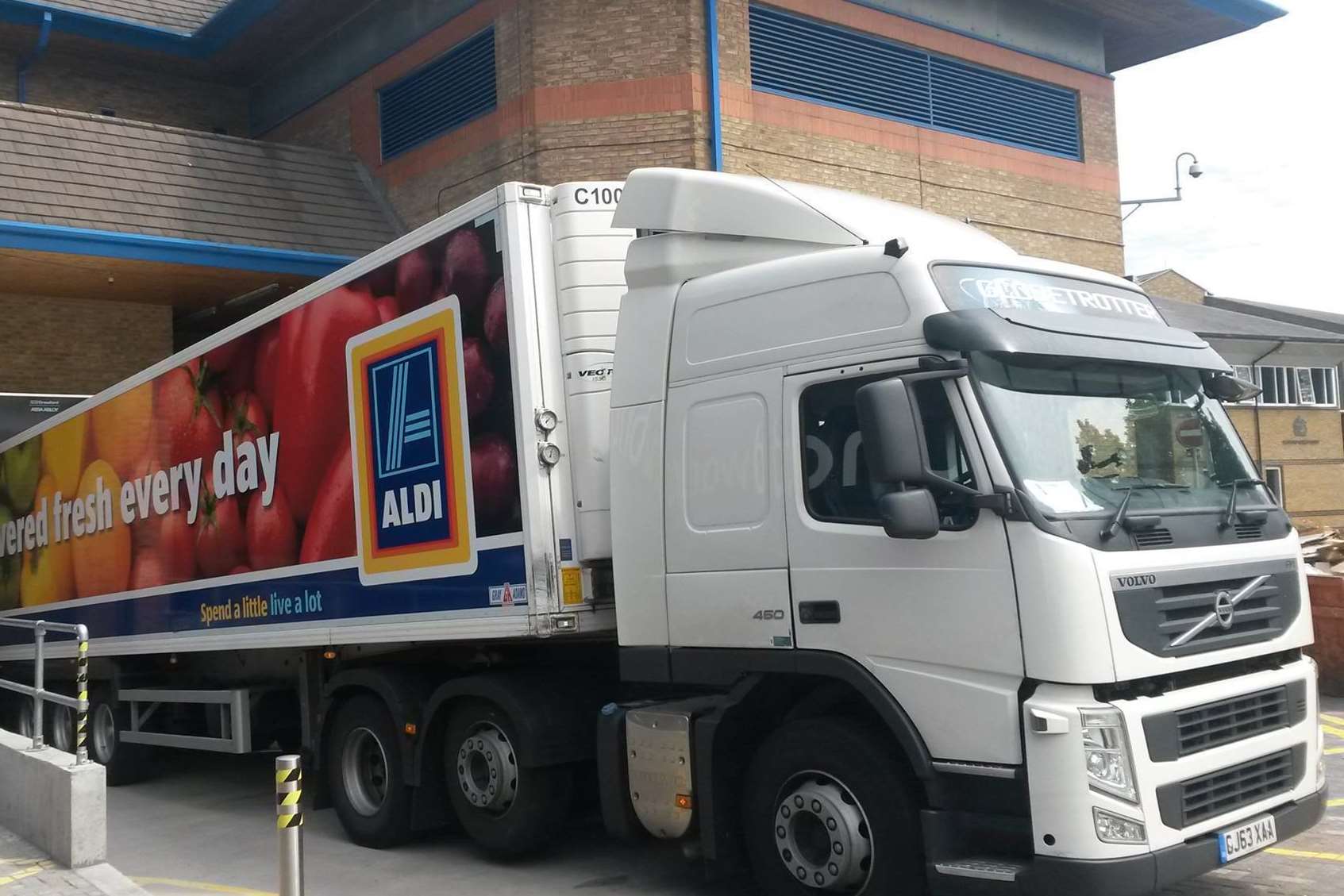 Lorries have delivered to the new store