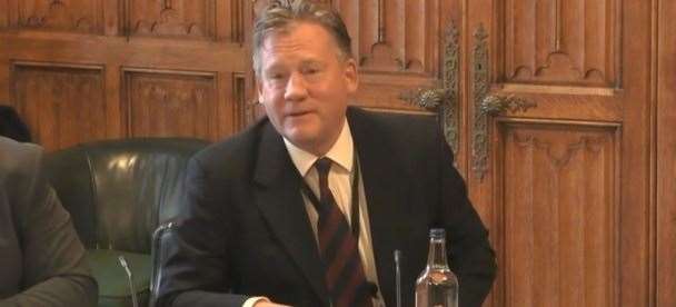 Adam Holloway MP at the Home Affairs select committee (53150087)