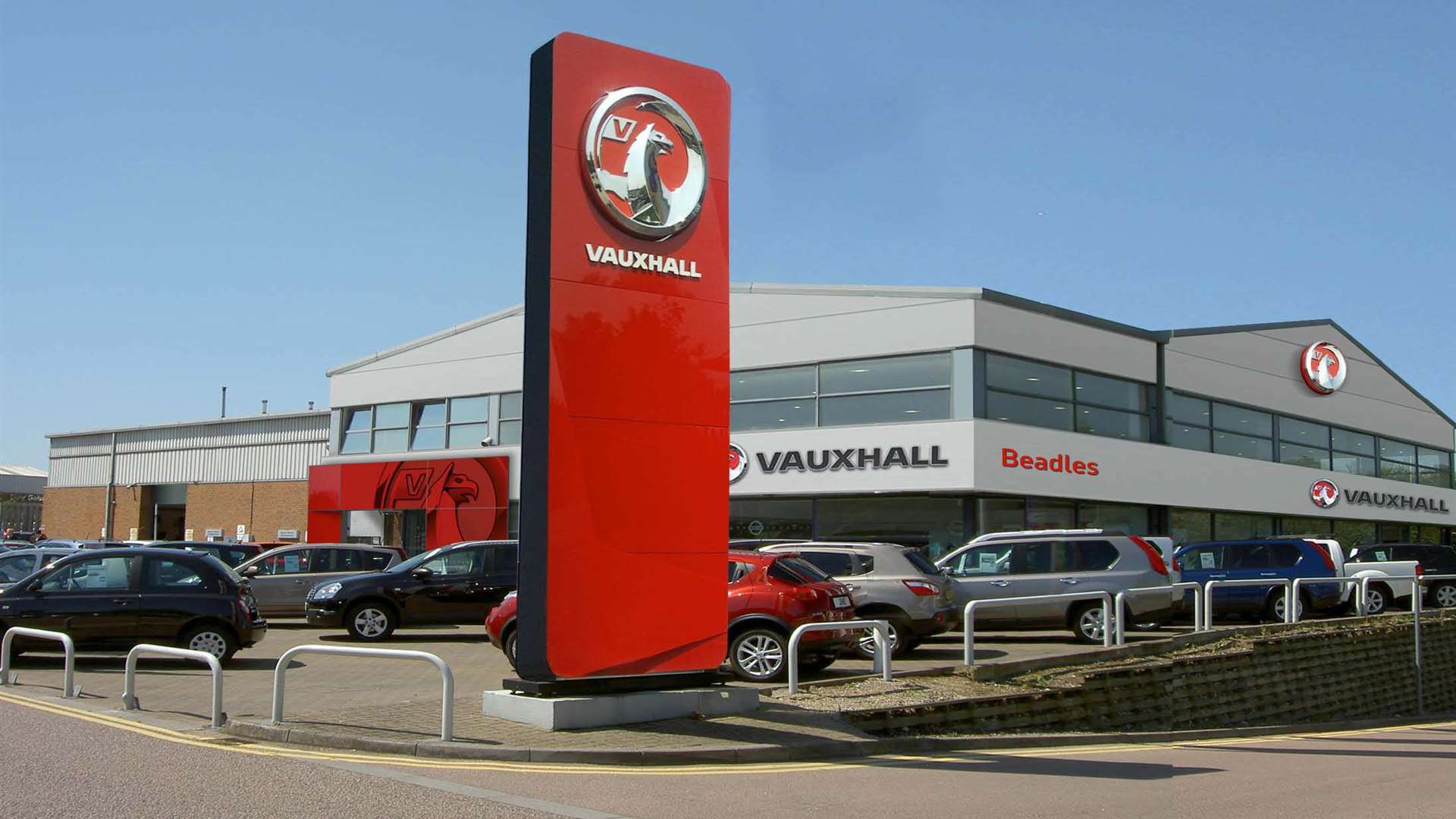 The Vauxhall dealership in Aylesford