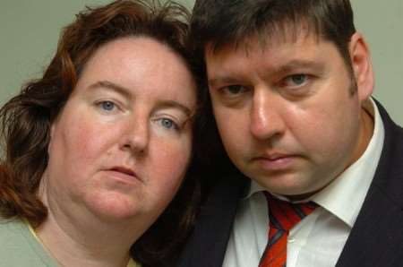Paul and Andrea Gallagher were said to have reacted angrily to the verdict