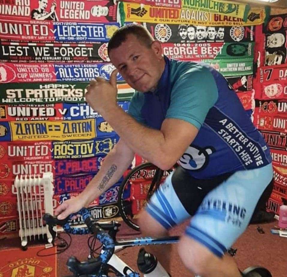 Football-loving Danny will ride 2,500 miles in aid of chairty