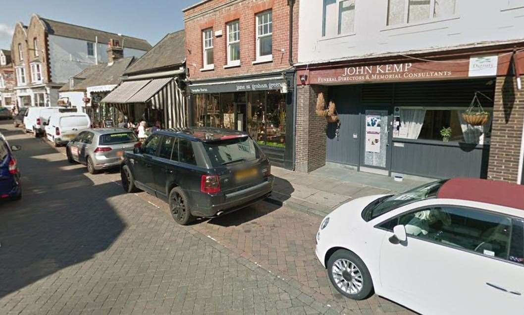 Harbour Street's parking spaces in Whitstable. Picture: Google Street View