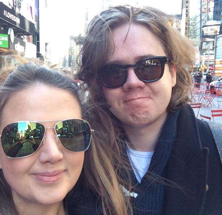 Nathan Butler (right) and his sister Amy-Joy Butler in New York (7407579)