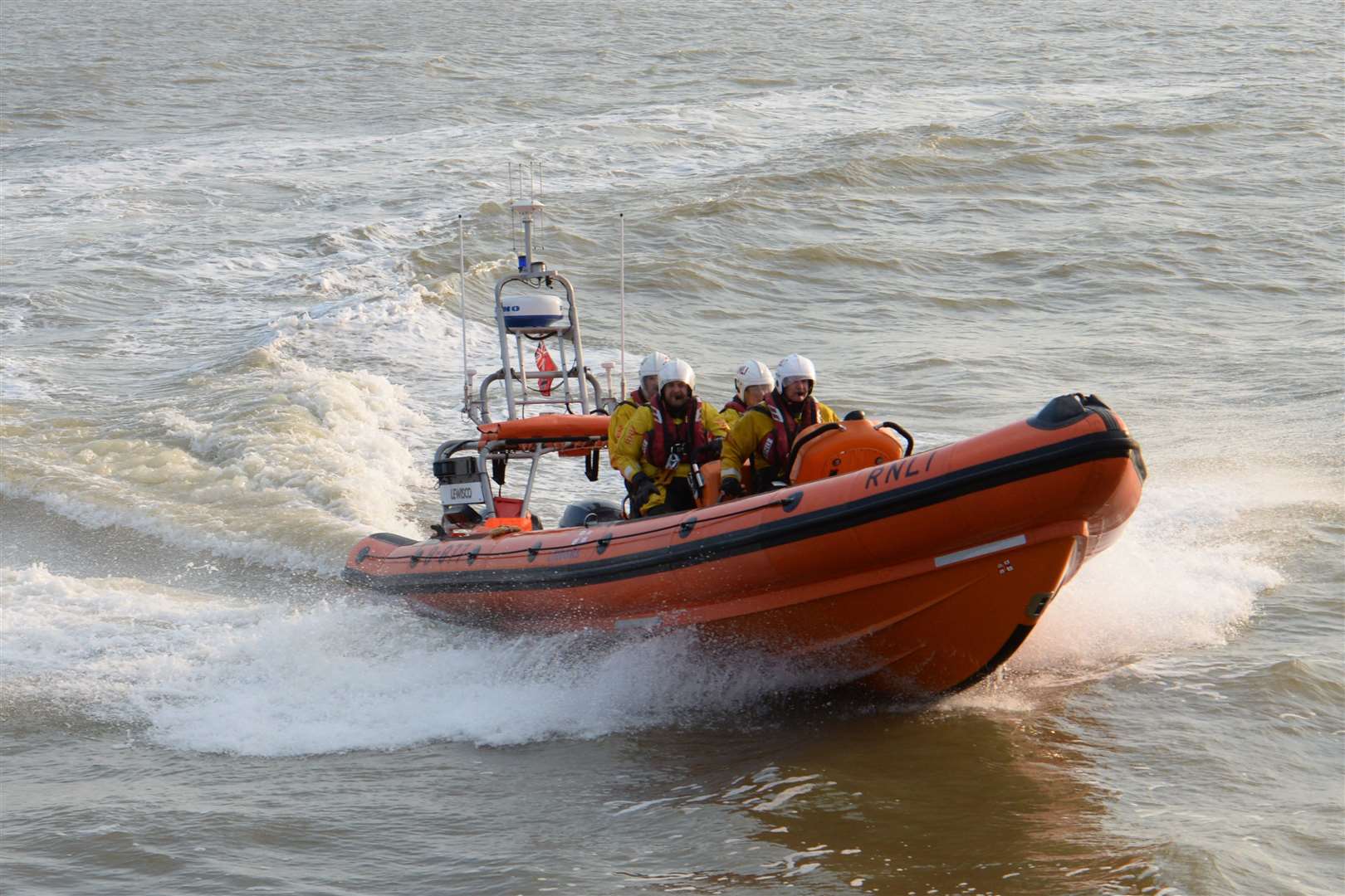The RNLI and coastguard were called to rescue stranded walkers. Stock image