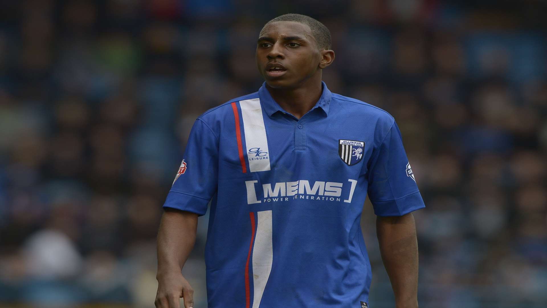 Amari'i Bell pictured during his loan spell at Gillingham Picture: Barry Goodwin