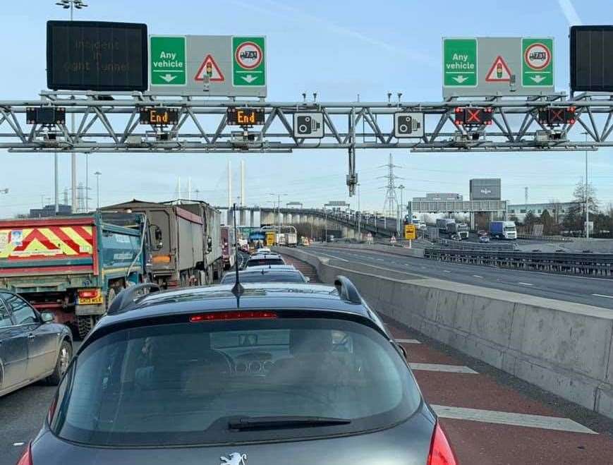 The Dartford Tunnel is often closed due to incidents. Picture: Dan Elliott