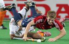 Ashley Jackson in action in the Hockey World Cup