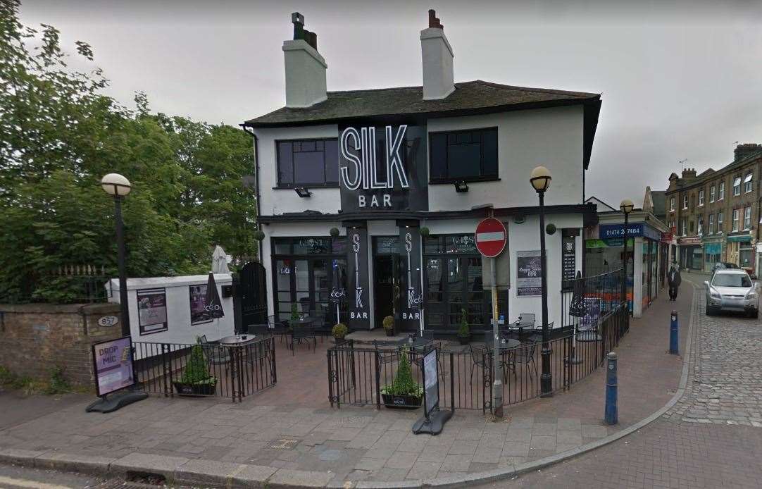 The incident took place at Silk Bar in Parrock Street, Gravesend (18852086)