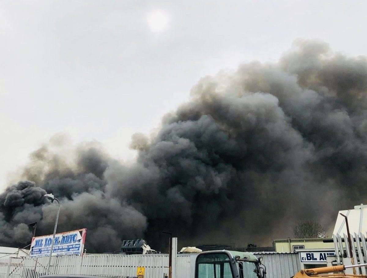 Firefighters are tackling the blaze in Essex. Picture: Essex Fire Service (9034764)