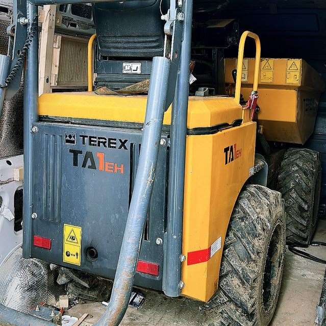 A dumper stolen from West Malling was found in the back of the van