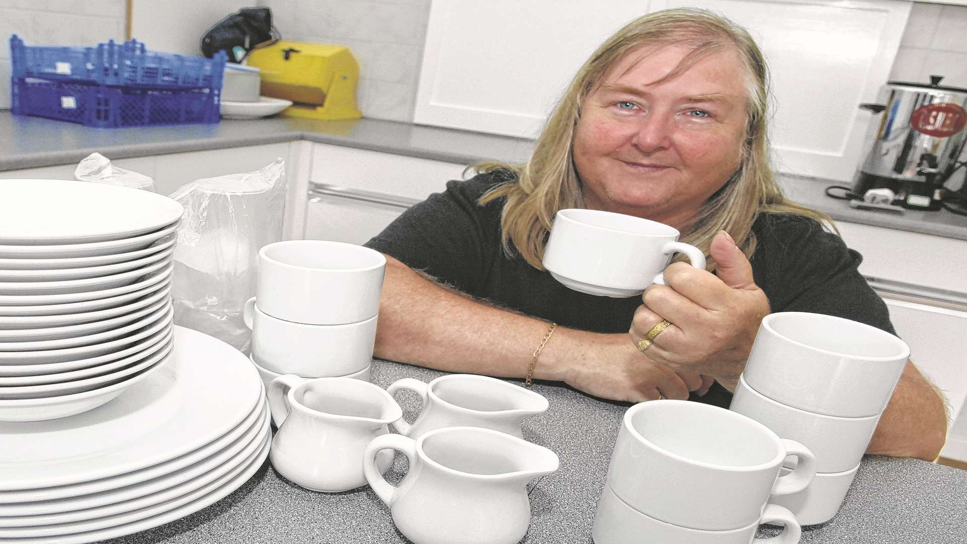 Theresa Langworthy splashed out on crockery when as chairman of the Friendship House, Hall Committee she received £4,000 from Minster Parish Council.