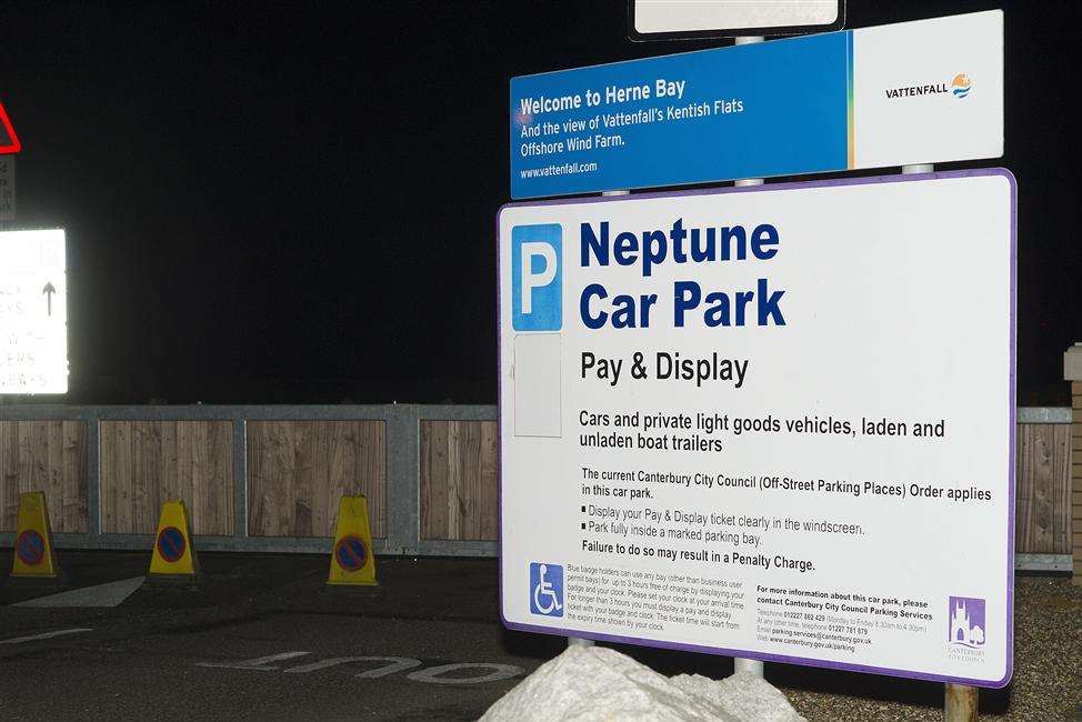 High tide forced the closure of Herne Bay harbour