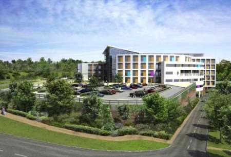 The need to improve finances for the Pembury PFI hospital (artist's impression above) was among the reasons given in Terry Goode's letter. Picture courtesy Maidstone and Tunbridge NHS Trust