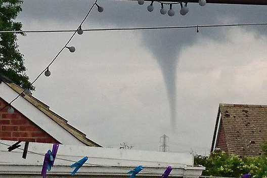 Julie Pout posted this photo on Facebook from her garden in Lydd