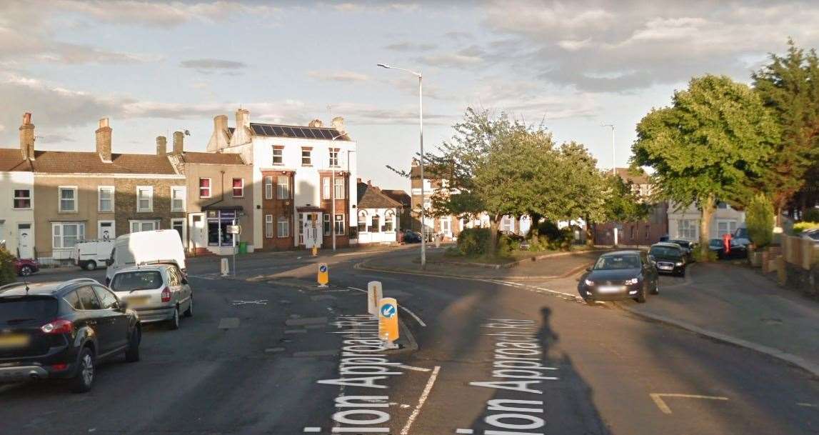 The incident reportedly took place near a footpath between Station Approach Road and Margate Road in Ramsgate. Picture: Google Street View