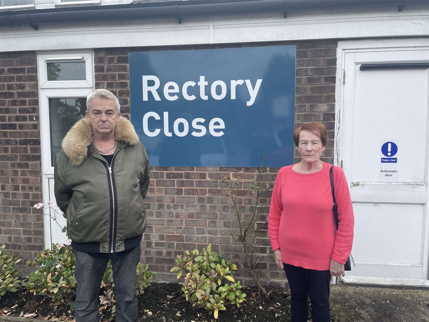 Half a dozen residents at Rectory Close in Snodland shared safety concerns about the access to the building and the ongoing yobs problem